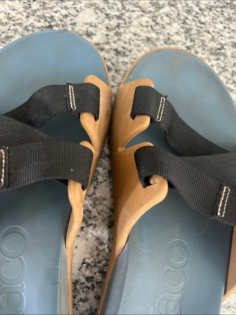 Chaco Chillos Slide Men Retro Camel Brown Size 10 Sandals summer comfy